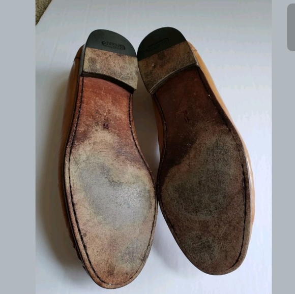 Sold-Cole Haan Italy British Tan Horse bit loafers - Picture 8 of 8